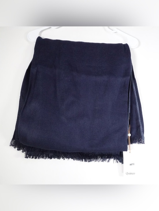 Quince Other - New Quince 100% French Linen Throw 50”x60” Navy
